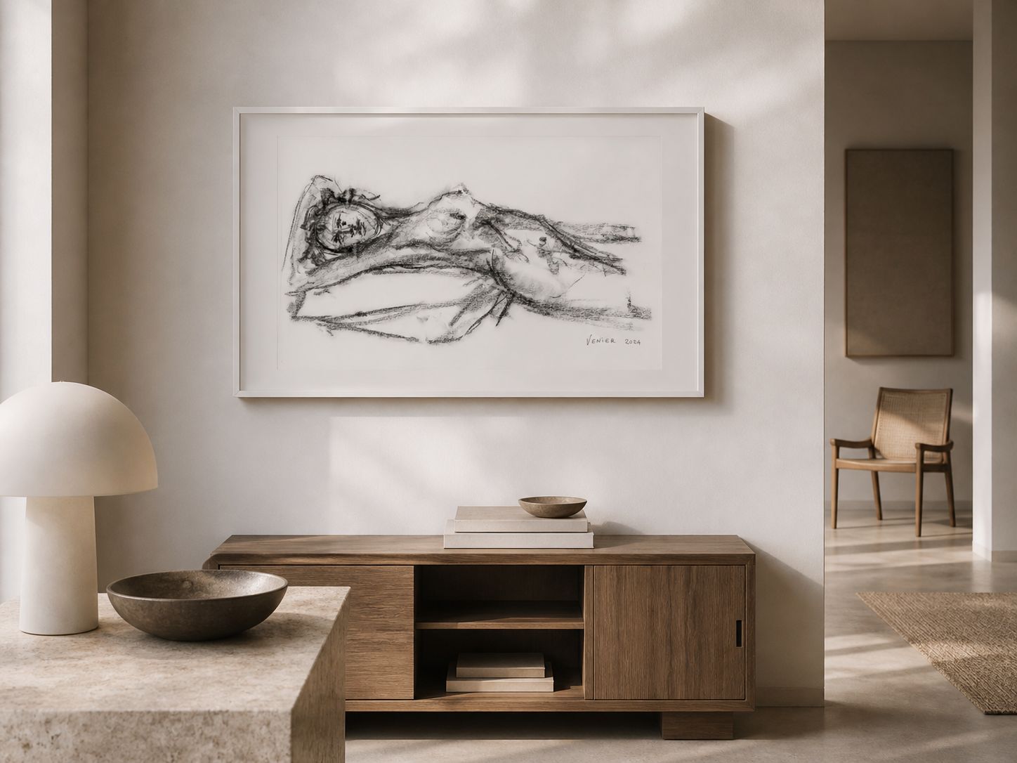 Nudo di donna sdraiata