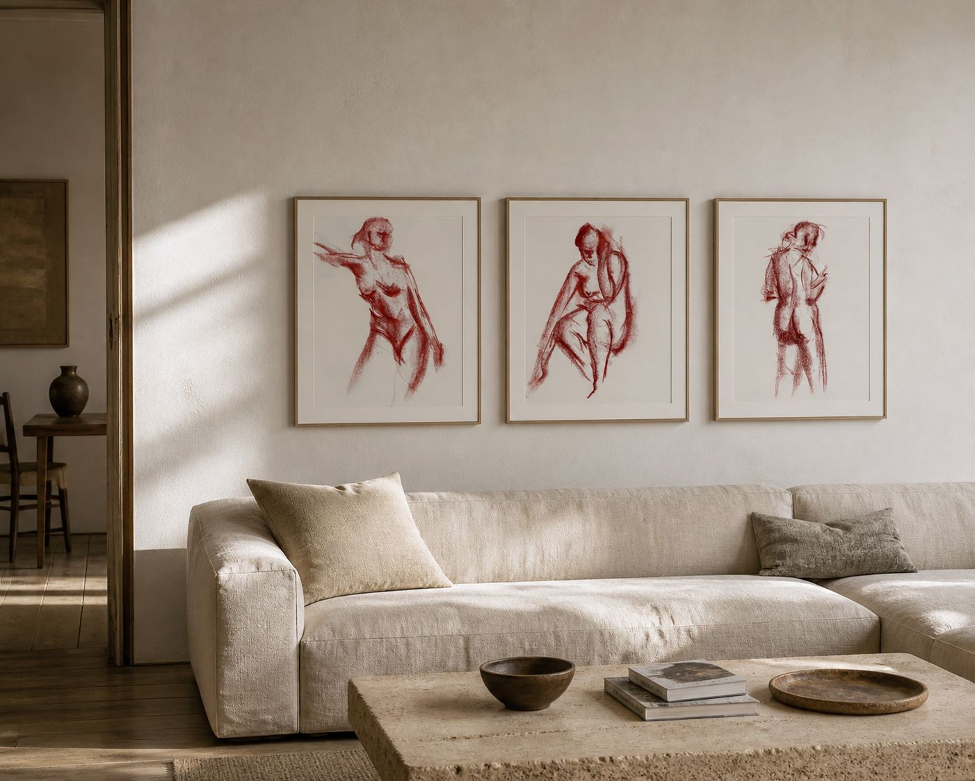 Nudo di donna , Donna pensante e Donna di spalle